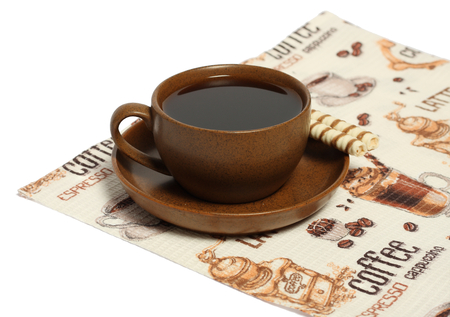 coffee isolated white backgroundの写真素材