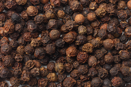Peppercorn. Black Pepper. Peppercorns background, texture.の写真素材