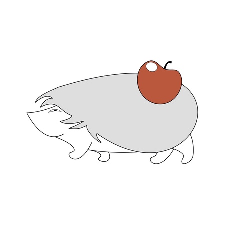 vector hedgehogのイラスト素材