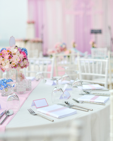 Beach Wedding Ceremony on the beach, selective and soft focusの写真素材