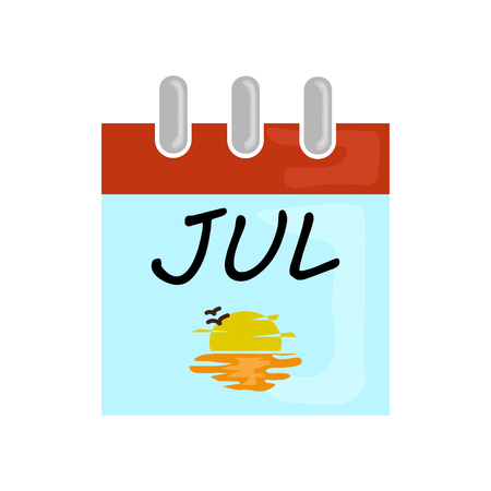 Calendar icon vector isolated on white background for your web and mobile app design, Calendar logo conceptのイラスト素材