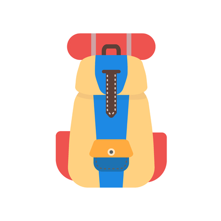 Backpack icon vector isolated on white background for your web and mobile app design, Backpack logo conceptのイラスト素材