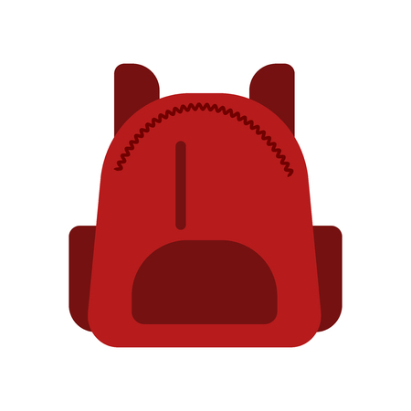 Backpack icon vector isolated on white background for your web and mobile app design, Backpack logo conceptのイラスト素材