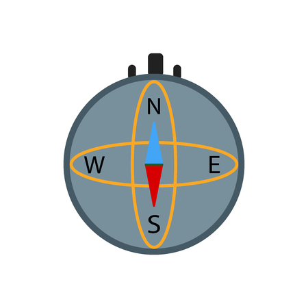 Compass icon vector isolated on white background for your web and mobile app design, Compass logo conceptのイラスト素材