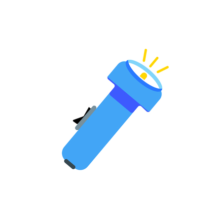 Flashlight icon vector isolated on white background for your web and mobile app design, Flashlight logo conceptのイラスト素材