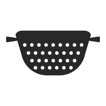 Strainer icon vector isolated on white background for your web and mobile app design, Strainer logo conceptのイラスト素材