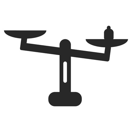 Weight icon vector isolated on white background for your web and mobile app design, Weight logo conceptのイラスト素材