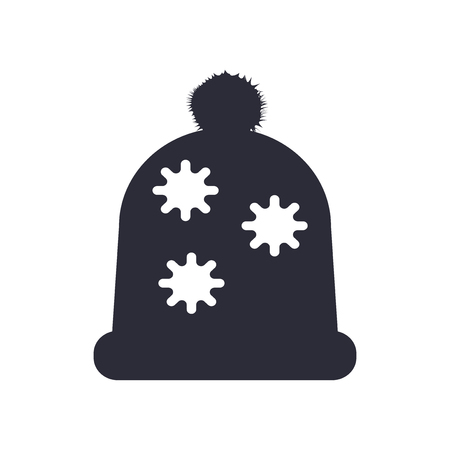 Winter hat icon vector isolated on white background for your web and mobile app design, Winter hat logo conceptのイラスト素材