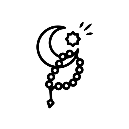 Islam icon vector isolated on white background, Islam transparent signのイラスト素材