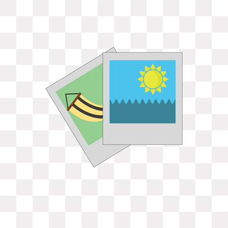 Photography vector icon isolated on transparent background, Photography logo conceptのイラスト素材