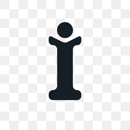 Information vector icon isolated on transparent background, Information logo conceptのイラスト素材