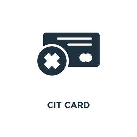 Credit card icon. Black filled vector illustration. Credit card symbol on white background. Can be used in web and mobile.のイラスト素材