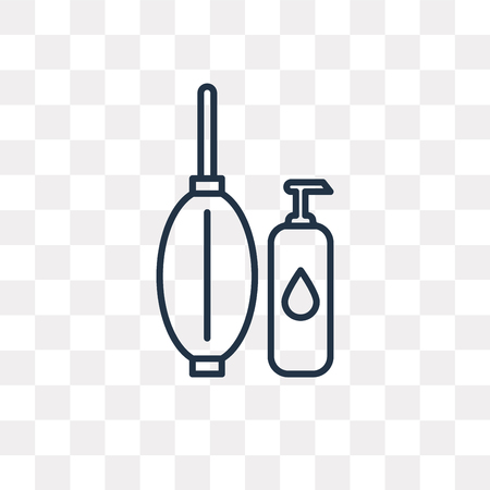 Cleaning vector outline icon isolated on transparent background, high quality linear Cleaning transparency concept can be used web and mobileのイラスト素材