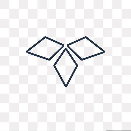 Holy trinity vector outline icon isolated on transparent background, high quality linear Holy trinity transparency concept can be used web and mobileのイラスト素材