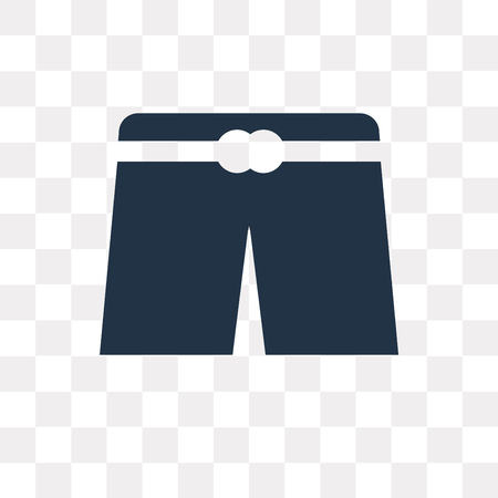 Underwear vector icon isolated on transparent background, Underwear transparency concept can be used web and mobileのイラスト素材