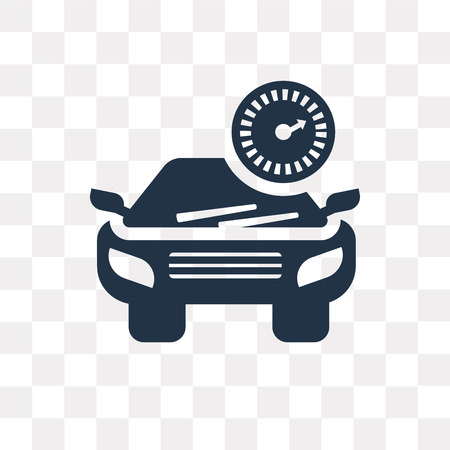Car vector icon isolated on transparent background, Car transparency concept can be used web and mobileのイラスト素材