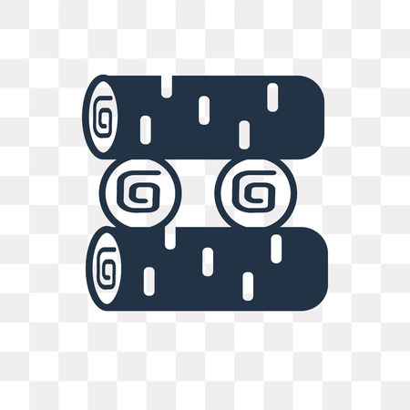Wood vector icon isolated on transparent background, Wood transparency concept can be used web and mobileのイラスト素材