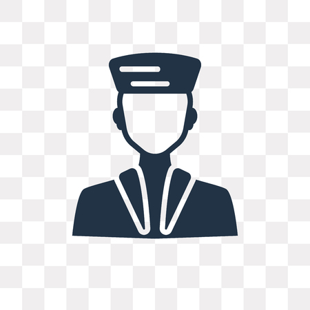 Sailor vector icon isolated on transparent background, Sailor transparency concept can be used web and mobileのイラスト素材