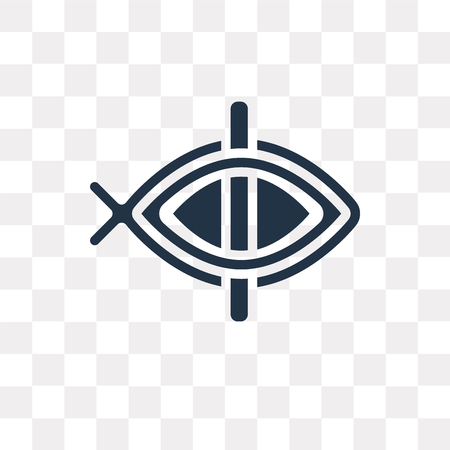 Christianity vector icon isolated on transparent background, Christianity transparency concept can be used web and mobileのイラスト素材