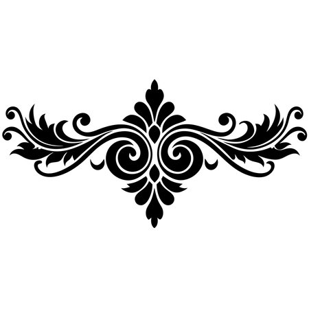 Create a Modern Victorian Baroque Divider: An Intricate Architectural Element (8)のイラスト素材