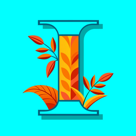 Creative and Modern I Letter Logo Vector Illustration with Gradient and Dynamic Curvesのイラスト素材