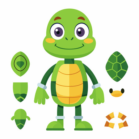 Comprehensive Character Constructor Set for Animated Body Configuration (Set 3)のイラスト素材