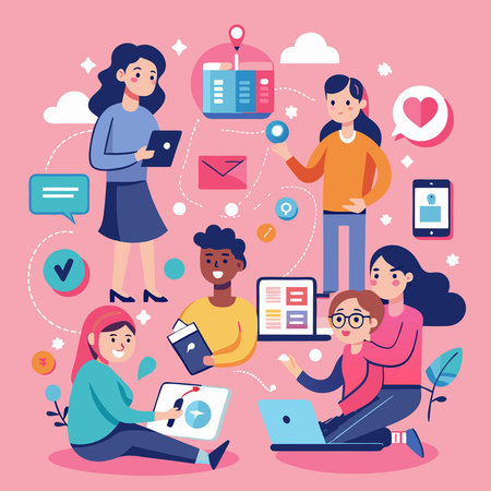 People Connecting Virtually: Devices Unite Loved Ones Across Distances