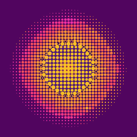 Gray Dotted Abstract Halftone Gradient Backgroundのイラスト素材