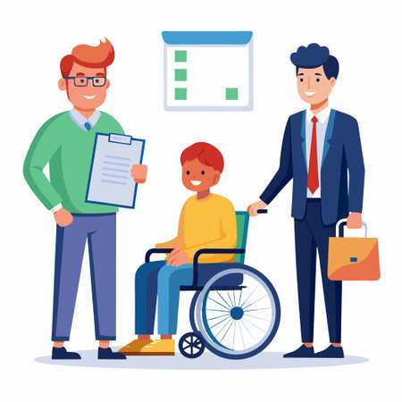 Discrimination Against People with Disabilities: A Fight for Equality and Accessibilityのイラスト素材