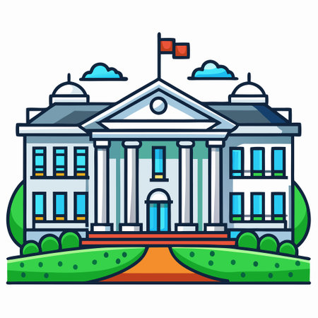Vector Icon Illustration of House Building (6)のイラスト素材