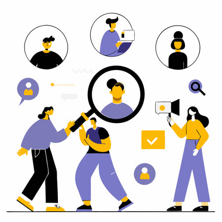 Magnifying the Chemistry of Human Diversityのイラスト素材