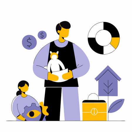 Financial Assistance Options for Daycare Expensesのイラスト素材