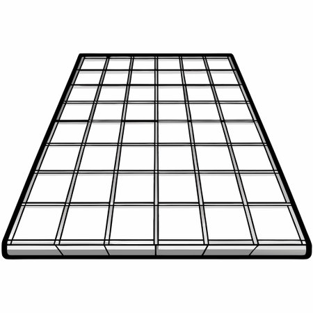 Wide Perspective Grid Floor Interior Design Backgroundのイラスト素材