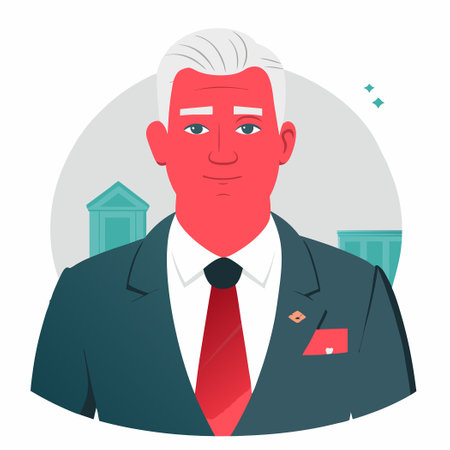 Ambassador Concept in Modern Office Interior with Mannequinsのイラスト素材