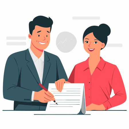 Visual Representation of Agreement and Understandingのイラスト素材