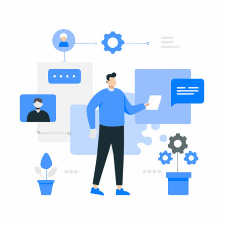 Concept Illustration of Choosing the Right Ideaのイラスト素材