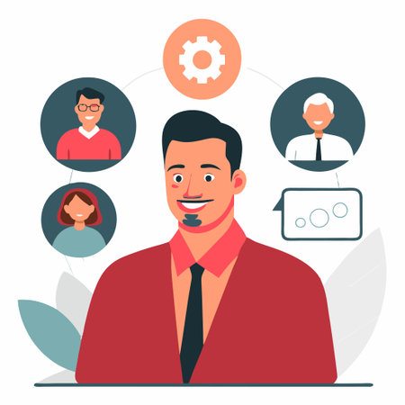 Comprehensive Representation of Marketing Concepts in a Single Imageのイラスト素材