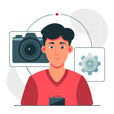 Focus Mode Concept Illustration Exemplifying Enhanced Productivity and Clarityのイラスト素材