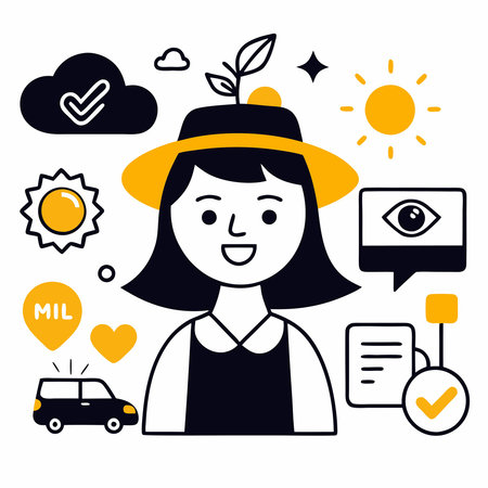 Modern and Abstract Illustration of the Concept of Greetingのイラスト素材