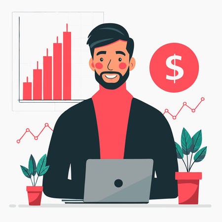 Conceptual Illustration of Smart Investing and Financial Planning