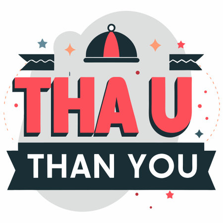 Warm and Heartfelt Illustration Depicting Gratitude with Thank You Conceptのイラスト素材