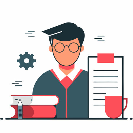 Thesis Concept Illustration Depicting Key Ideas and Argumentsのイラスト素材