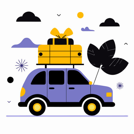 Futuristic Travel Car Embracing the Ultimate Driving Experienceのイラスト素材