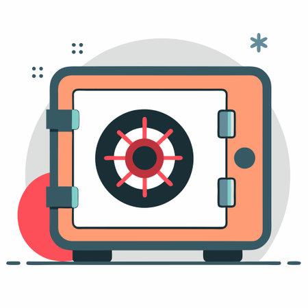 Visualizing the Concept of a Secure and Encrypted Vault for Data Protectionのイラスト素材