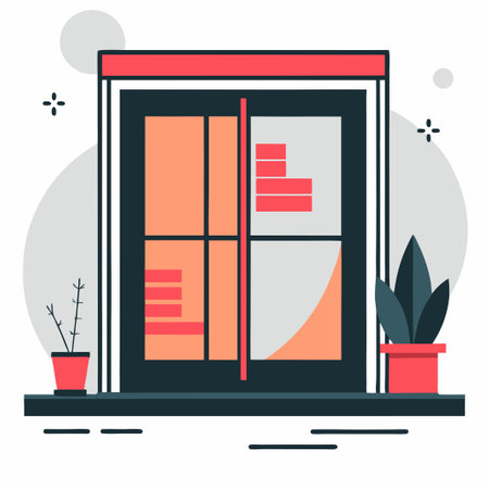 Illustrative Concept of Windows Operating System Design and Featuresのイラスト素材