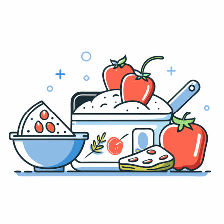 Enticing Illustration of Creamy Cheesiness with a Touch of Eleganceのイラスト素材