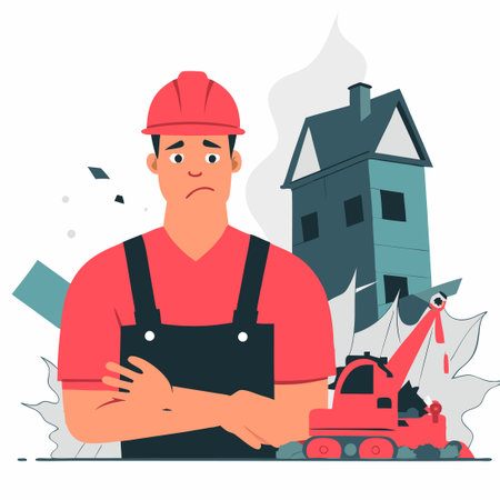 Illustrative Representation of a Building's Demolished State