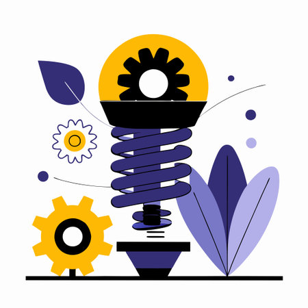 Illustrative Depiction of Key Concepts in Spring Season: Renewal, Growth, and Vibrancyのイラスト素材
