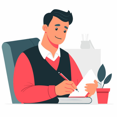 Creative Novelist Imagining a Captivating Story Conceptのイラスト素材