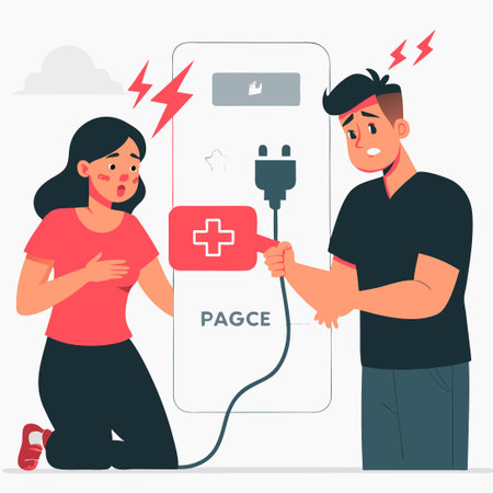 Frustrated People Struggling to Connect a Loose Plug Concealed in a Wall Socket